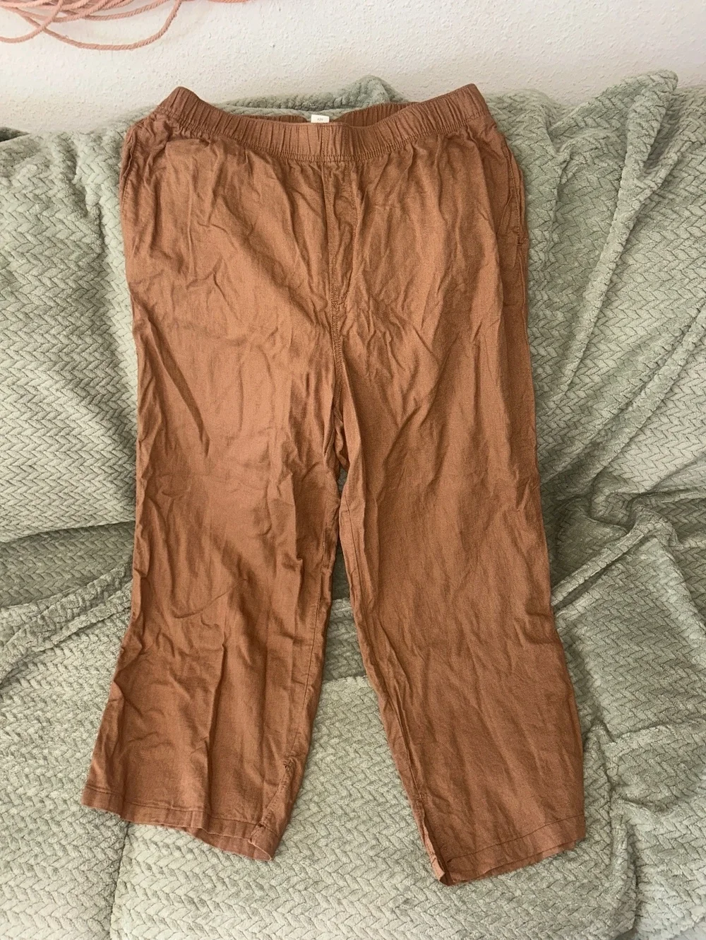 Womens Large Wide Leg Pants Bundle Linen Beach Vacation Boho H&M Forever 21